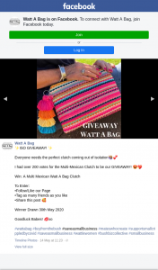 Watt a Bag – Win a Multi Mexican Watt a Bag Clutch