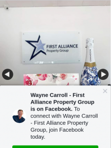 Wayne Carroll First Alliance Property Group – Win a Box of Chocolates & Bottle of Chandon Must Collect