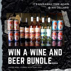 WA Cellars – Win 6 bottles of wine and 16 cans of brewed craft beer