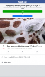 Best Tours & Travel Tips – Win a Yearly Zoo Membership Vic Zoos Sa Or Taronga Zoo