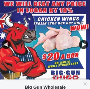 Big Gun Wholesale Meats – Win 1 of 2 $200 Vouchers (prize valued at $400)