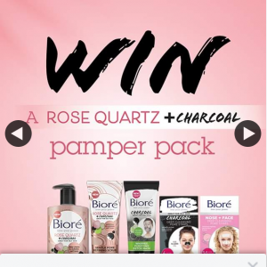 Biore – Win a Rose Quartz Charcoal Pamper Pack