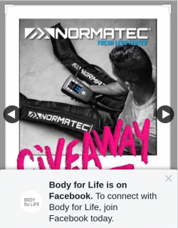 Body for Life – Win Recovery Session 30 Minute Normatec Compression Treatment for 2