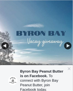Byron Bay Peanut Butter Co – Win a Byron Bay Getaway