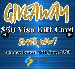 D&B Electric Air – Win a $50 Visa Gift Card