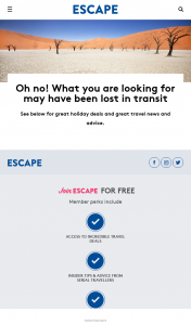 Escape – Win Our Monthly Giveaway (prize valued at $279)