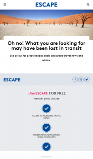 Escape – Win Our Monthly Giveaway (prize valued at $279)