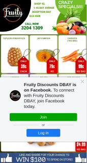 Fruity Discounts DBay – Win $100 Instore Spend
