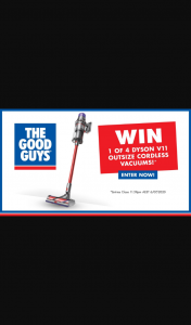 GWN7 – Channel 7 – Win 1 of 4 New Dyson V11 Outsize Cordless Vacuums (prize valued at $5,196)