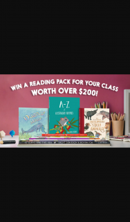 Hachette – Win a Reading Pack for Your Class Worth Over $200 (prize valued at $200)