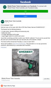 Hikoki Power Tools Australia – Win One for Yourself