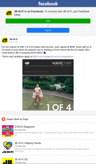 JB HiFi – Win 1 of 4 Dji Mavic Mini Drones (prize valued at $599)