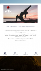 Kingston Yoga – Win 6 Months of Free Online Yoga Sessions✨