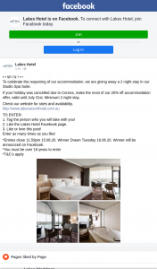 Lakes Hotel – Win a 2 Night Stay In Studio Spa Suite