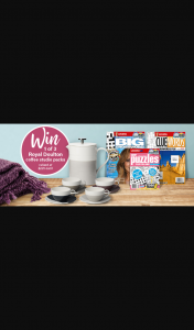 Lovatt’s Crosswords & Puzzles – Win 1 of 3 Royal Doulton Coffee Studio Packs to Help You Stay Energised and Puzzling All Winter Long (prize valued at $225)