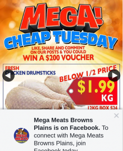 Mega Meats Browns Plains – Win a $200 Voucher to Spend In Store (prize valued at $200)