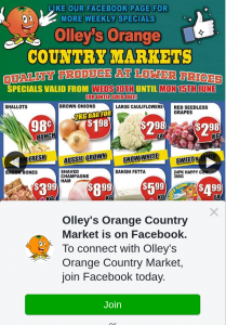 Olley’s Orange Country Market – Win Our Weekly Fruit and Veg Box
