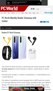 PC World Australia – Win The Realme 6 Phone