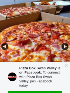 Pizza Box Swan Valley – Win 2 Large Pizza’s