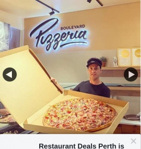 Restaurant Deals Perth – Win Gigantic Pizza From Boulevard Pizzeria City Beach