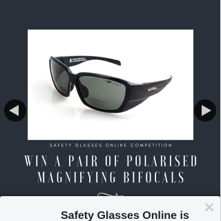 Safety Glasses Online – Win Eyres Define Magnifying Polarised Medium Impact Sunglasses