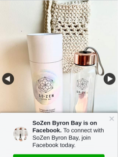 SoZen Byron Bay – Win Crystal Infused Water Bottle (prize valued at $99)