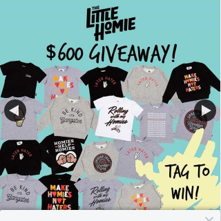 The Little Homie – Win The Entire It’s Cool to Be Kind Collection (prize valued at $500)