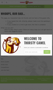 Thirsty Camel – Win a Year of Beer (prize valued at $1,500)