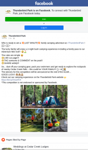 Thunderbird Park – Win a Family Camping Adventure at #thunderbirDouble Passark