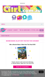 Total Girl – Win a Boonie Bears Blast Into The Past DVD (prize valued at $499)