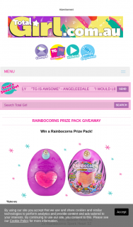Total Girl – Win a Rainbocorns Prize Pack (prize valued at $890)