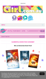 Total Girl – Win 1/10 Elementals Book Packs 5pm (prize valued at $539)