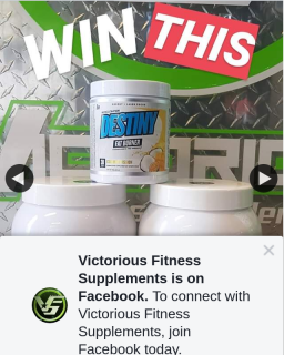 Victorious Fitness Supplements – Over $200 of Musclenation (prize valued at $200)