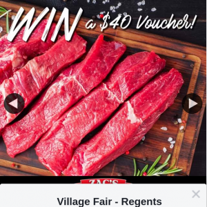 Village Fair Regents Park – Win a $40 Voucher From Zac’s Continental Butchery