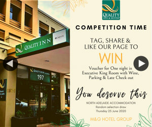 Win a Nights Accomodation – Quality Inn O’connell