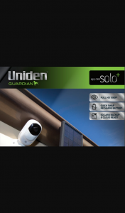 Win a Uniden Security Camera 4bc