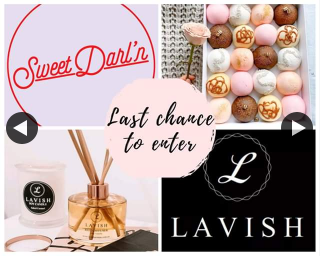 Win Pack and Store Credit Lavish Aroma’s (prize valued at $60)