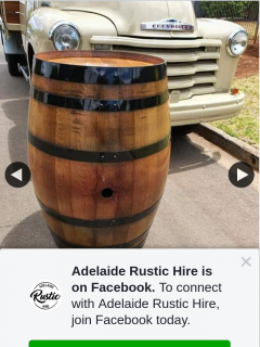 Adelaide Rustic Hire – Win a Natural Varnished Black Ring 300 Litre Wine Barrel Simply