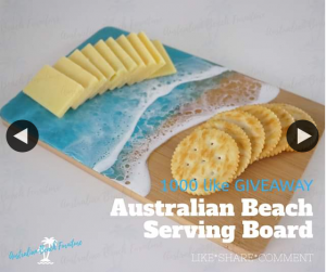 Australian Beach Furniture – Win a Serving Board