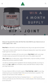 Australian Made – Win a 6 Month Supply of Hip Joint