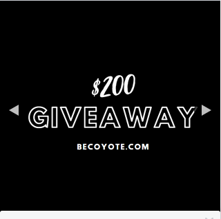 Be Coyote – Win 1/4 $50 Credit to Spend Online