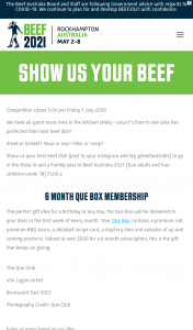 Beef Australia – Win a Family Pass to Beef Australia 2021 (two Adults and Two Children Under 18) Plus A