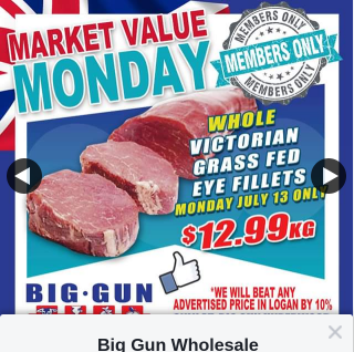 Big Gun Wholesale Meats Underwood – Win 1 of 2 $200 Vouchers (prize valued at $400)