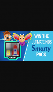 Channel 7 – Sunrise – Win The Ultimate Kids Smarty Toys Prize Pack