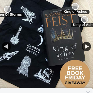 Dymocks books – Win a Hardback Copy of The King of Ashes & Tote Bag