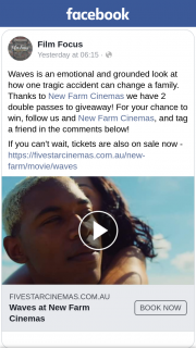 Film Focus – Win One of Two Double Passes to See Waves