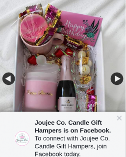 Joujee Co Candle Gift Hampers – Win this Gorgeous Happy Birthday Hamper With Your Choice OfundefinedConfectionaryundefined
