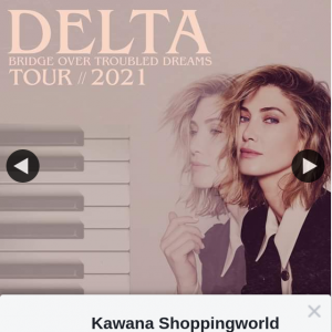 Kawana Shoppingworld SC – Win One of Two Double Passes to See Delta Goodrem In Concert Brisbane