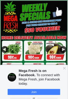 Mega Fresh Browns Plains – Win a $50 Voucher to Spend In Store (prize valued at $50)