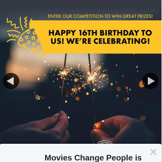 Movies Change People – Win 16th Birthday Giveaways